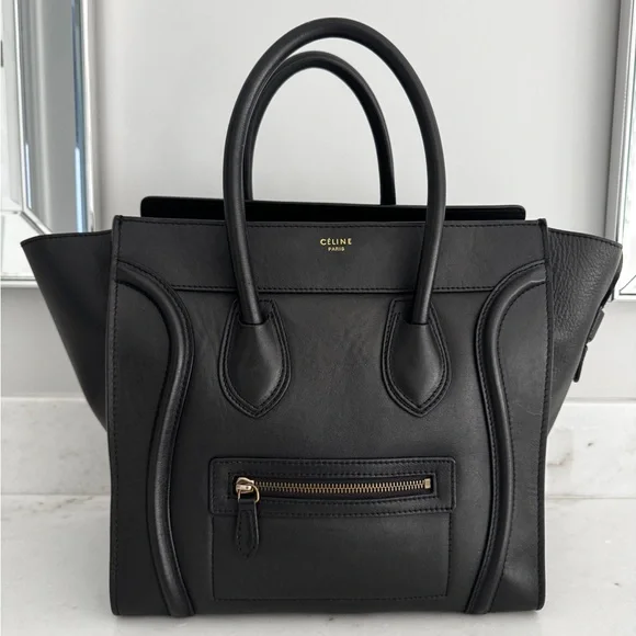 CÉLINE
Black Calfskin Luggage Tote - Picture 1 of 7